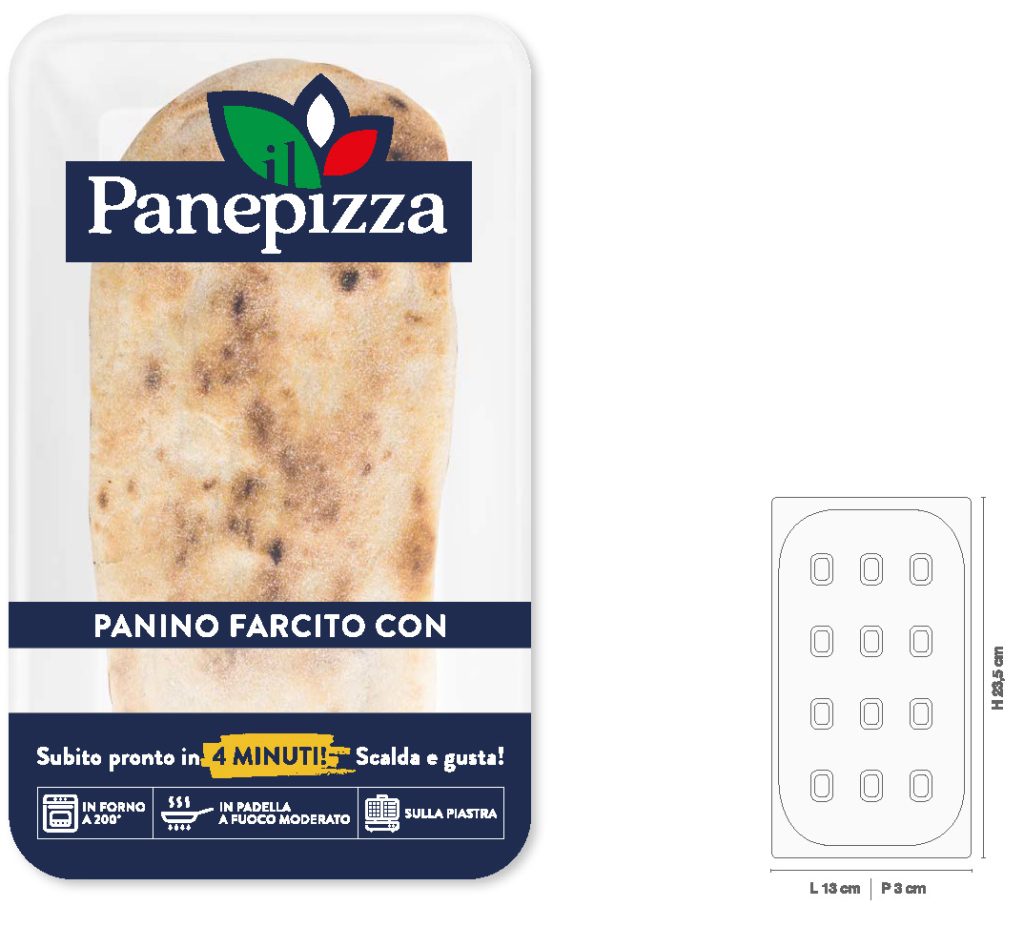 Confezione Panepizza Cod.35 - Formato 13x23,5 cm